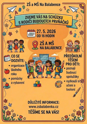 Schůzka s rodiči budoucích prvňáčků a předškolní těšení 1